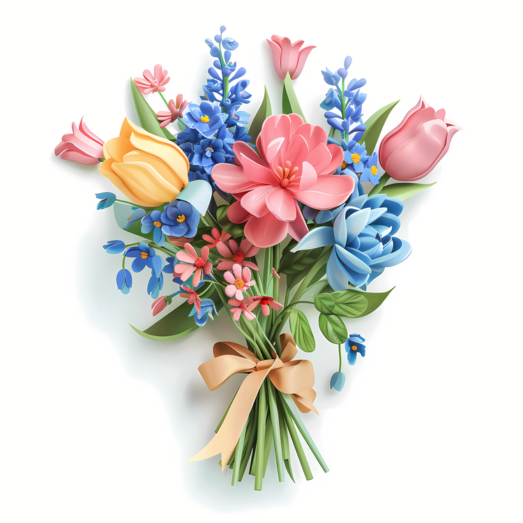 Flower Bunch,Bouquet Of Flowers,Floral Arrangement