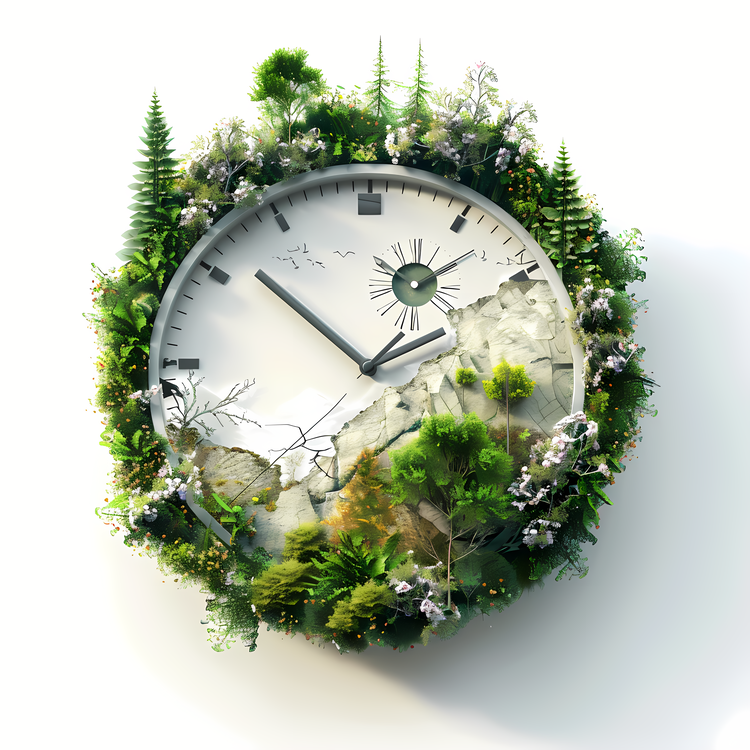 Nature Clock,Green,Nature