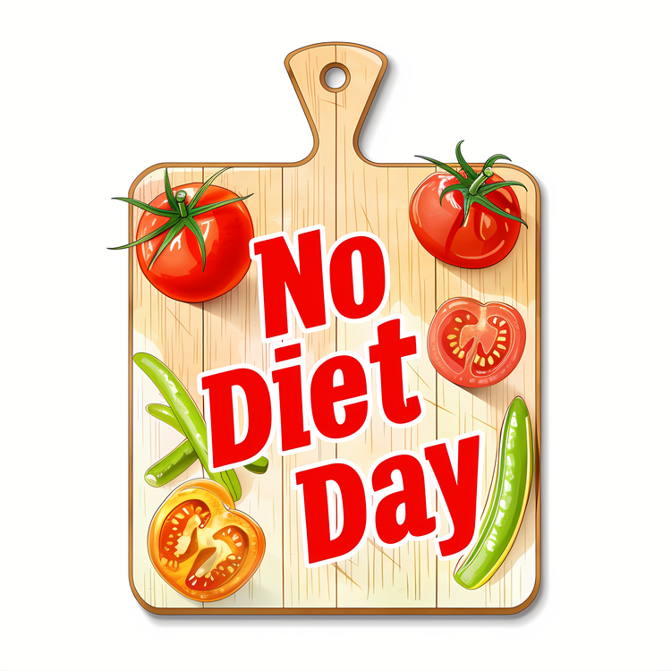 International No Diet Day,No Diet Day,Vegetable Board