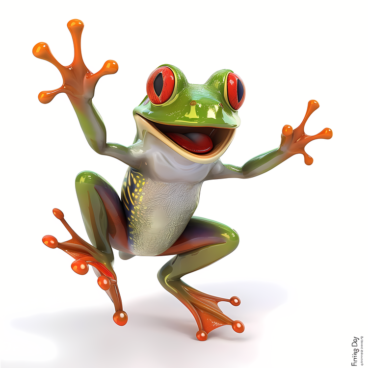 Frog Jumping,Frogs,Animal
