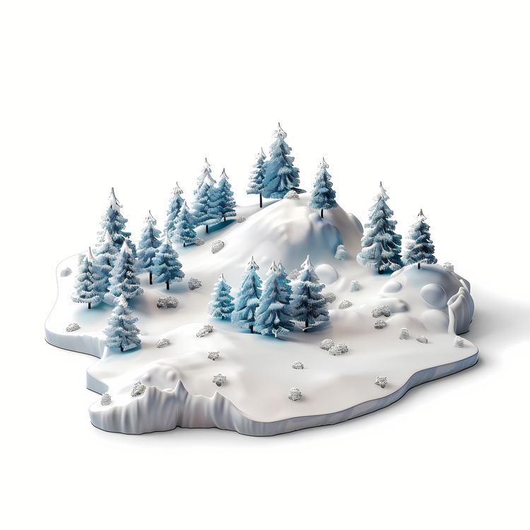 Snow Land,Landscape,Mountains