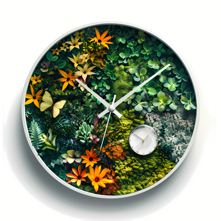 Nature Clock,Landscape,Garden