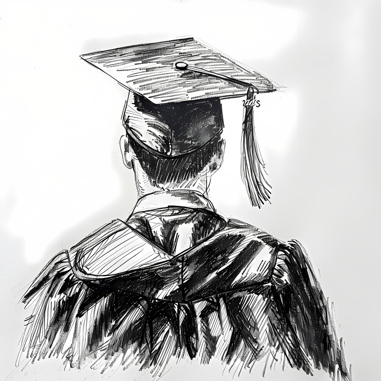 Graduation,Human,Drawing