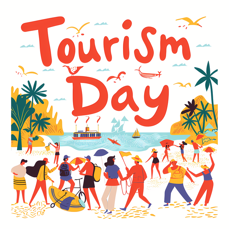 Tourism Day,Tourist,Beach