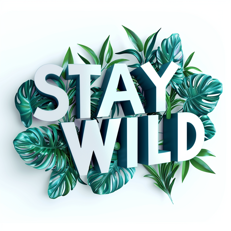 Stay Wild,Tropical,Jungle