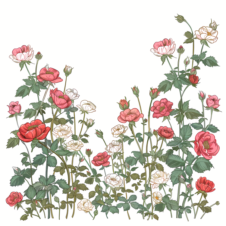 Roses Garden,Floral,Roses