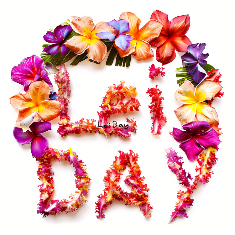 Lei Day,Hawaiian,Floral