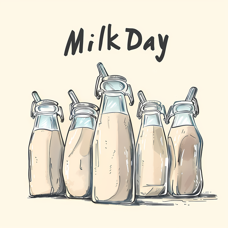 World Milk Day,Milk,Cartoon
