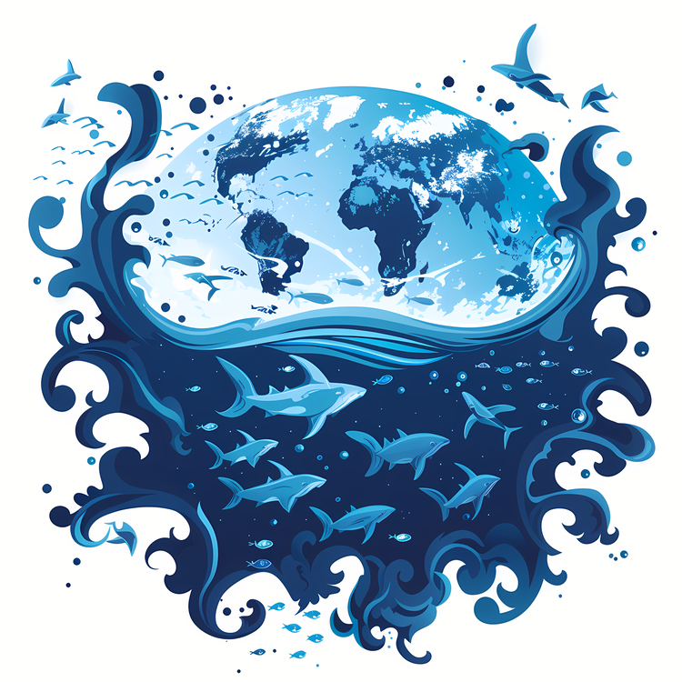 World Oceans Day,Ocean,Sharks