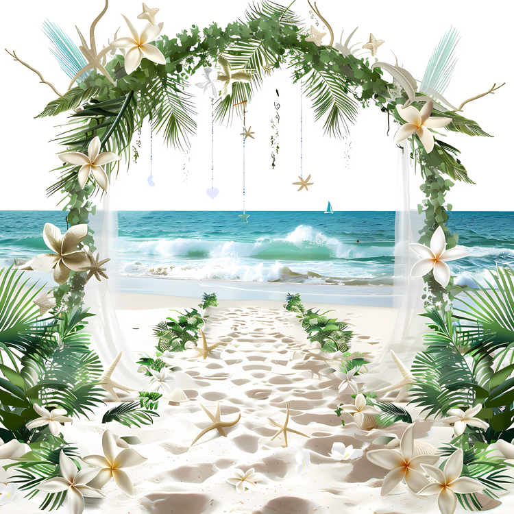 Beach Wedding,Tropical,Beach