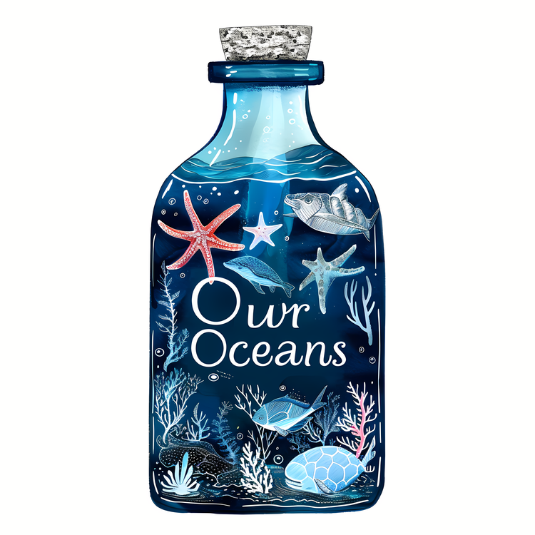 World Oceans Day,Bottle,Ocean