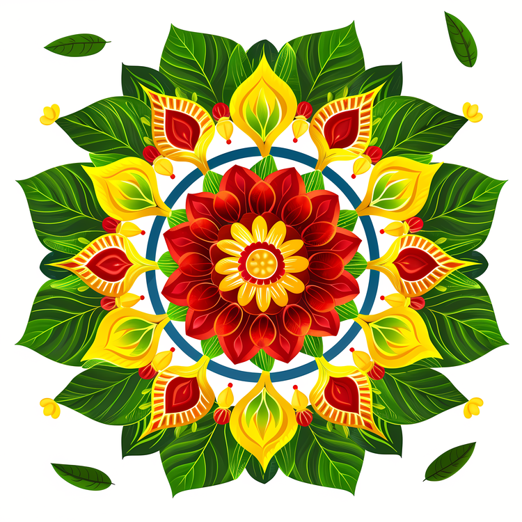 Onam Athapookalam,Lotus,Flower
