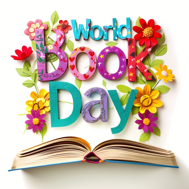 World Book Day,Book Day,Paper Flowers