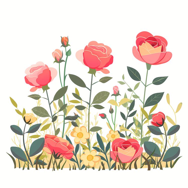 Roses Garden,Roses,Flowers