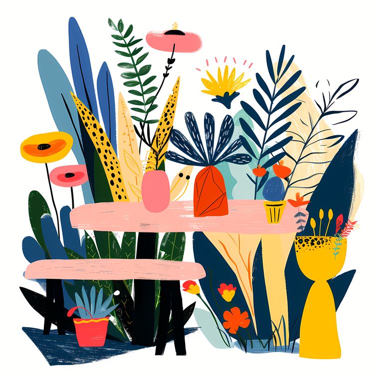 Garden Table,Gardening,Floral