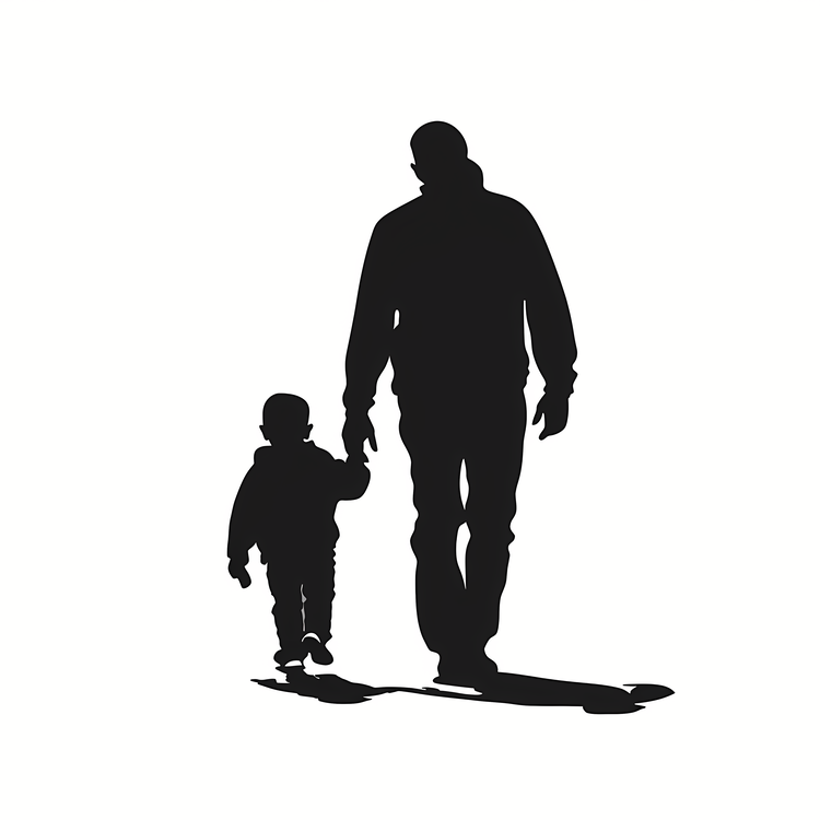 Fathers Day,Father And Son Silhouette,Family