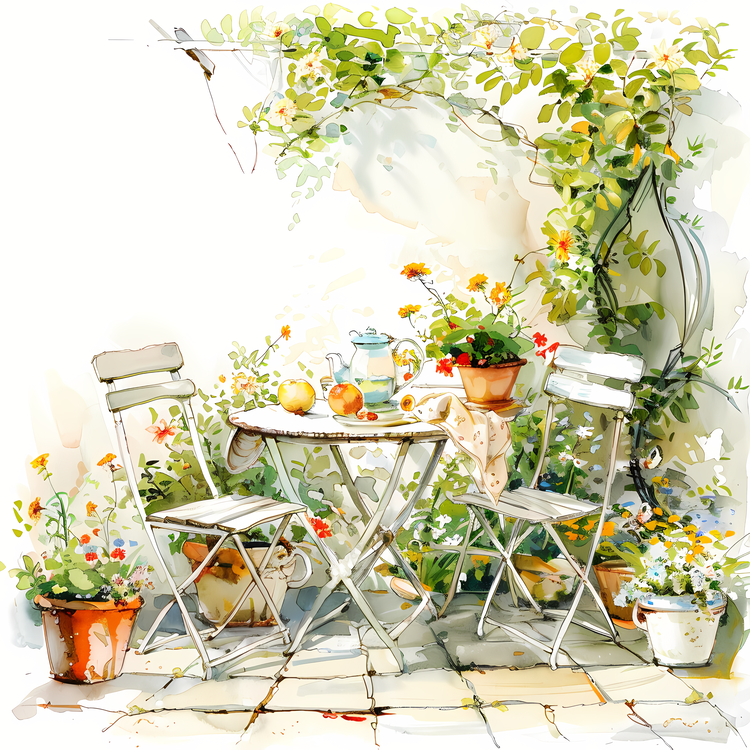 Garden Table,Table,Chairs