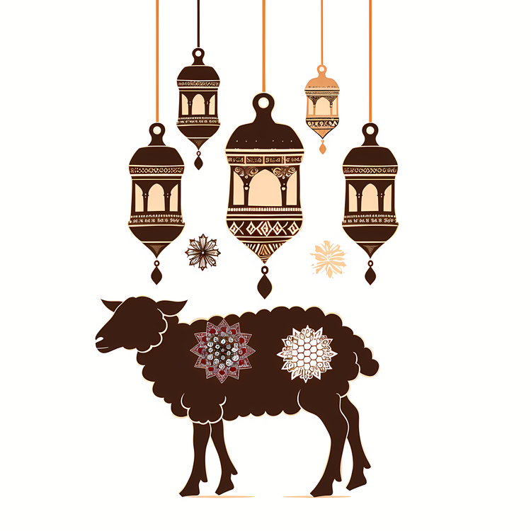 Eid Al Adha,Sheep,Silhouette