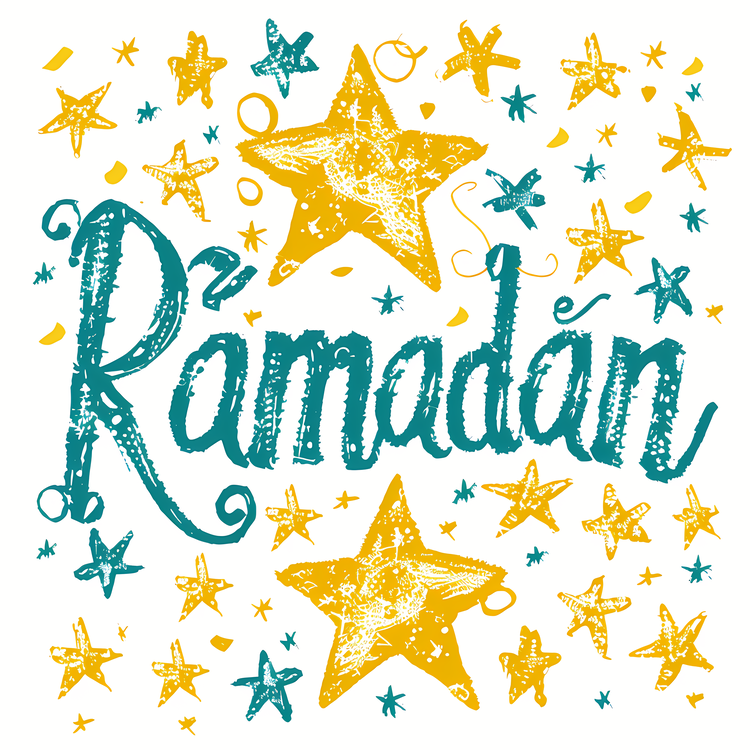 Ramadan,Stars,Arabic Writing