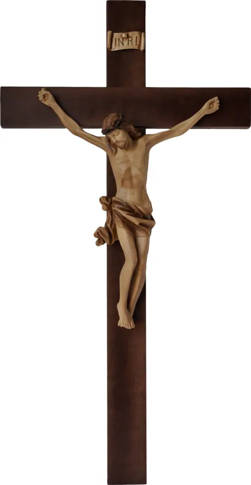 Wooden Crucifix with Jesus