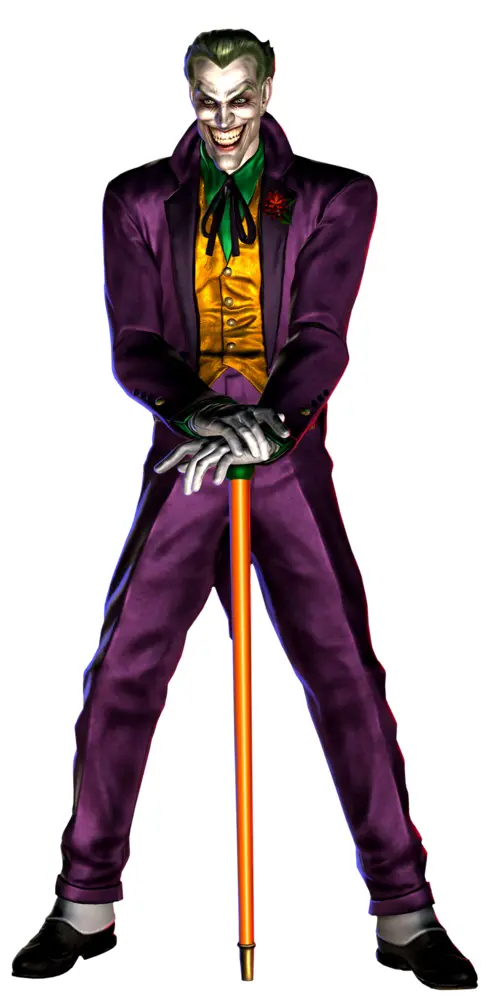 Male Villain in Purple Suit with Cane