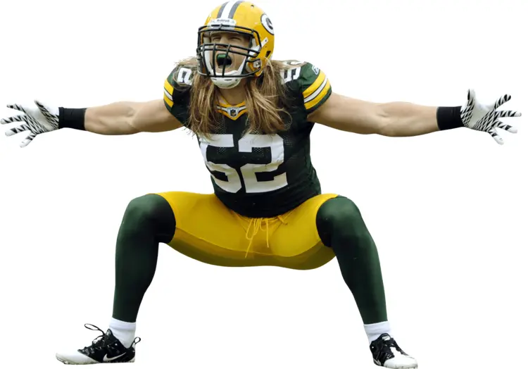 Green Bay Packers Football Player in Action