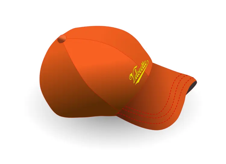 Orange Cap Hat Illustration