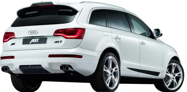 Luxury White SUV Car