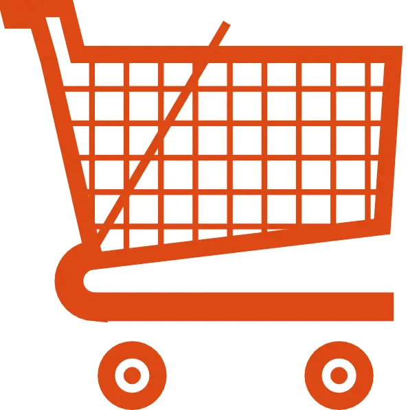 Red Shopping Cart Icon