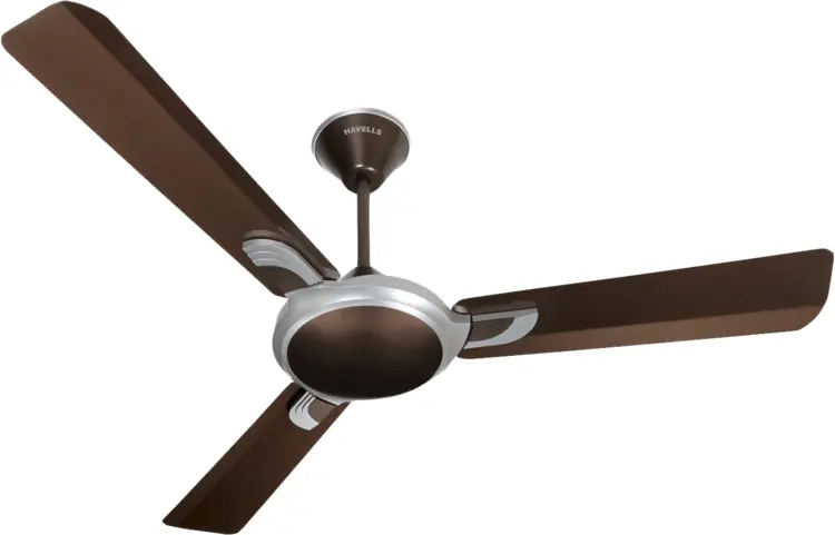 Brown Ceiling Fan with Three Blades