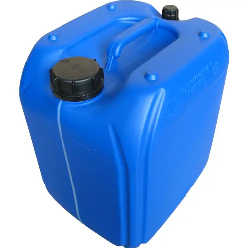 Blue Plastic Container for Liquid Storage