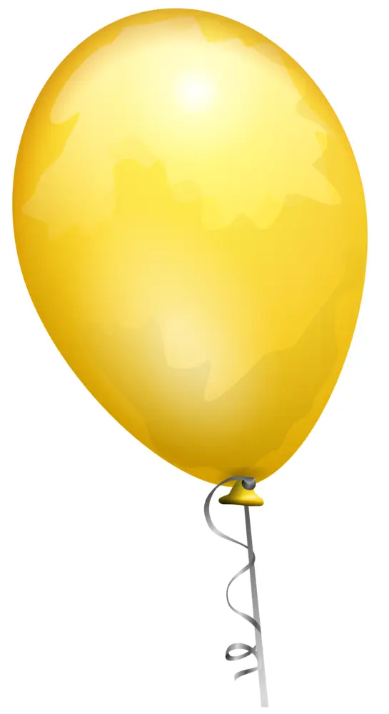 Bright Yellow Balloon