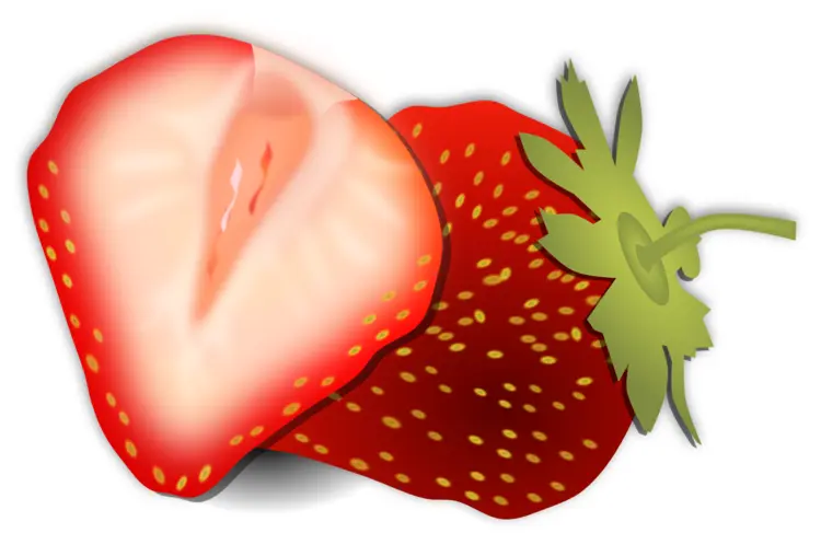 Sliced and Whole Strawberries