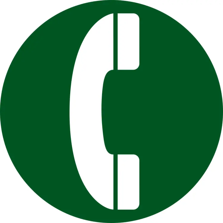 Green Phone Receiver Icon