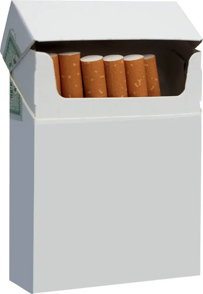 Open Pack of Cigarettes