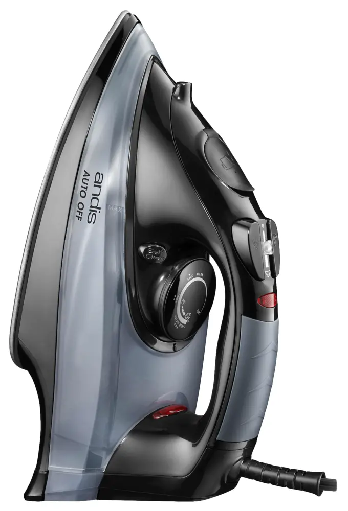 Sleek Black Iron for Smooth Clothes