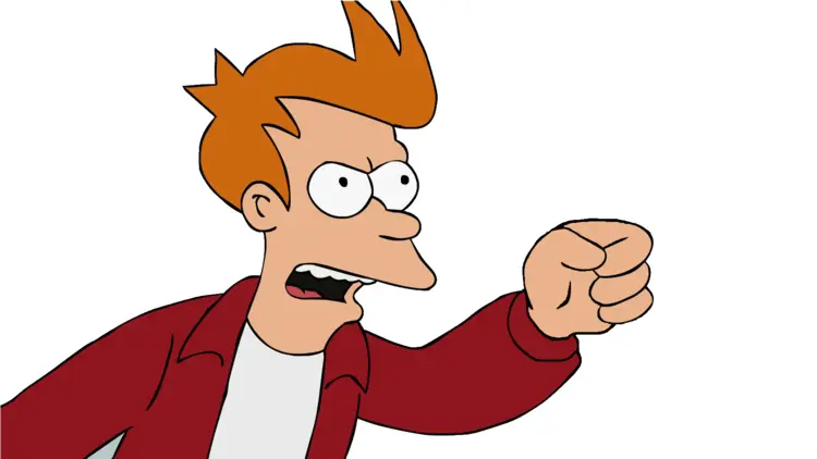 Red Jacket Character Fist Cartoon Character