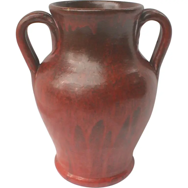 Rustic Red Clay Vase