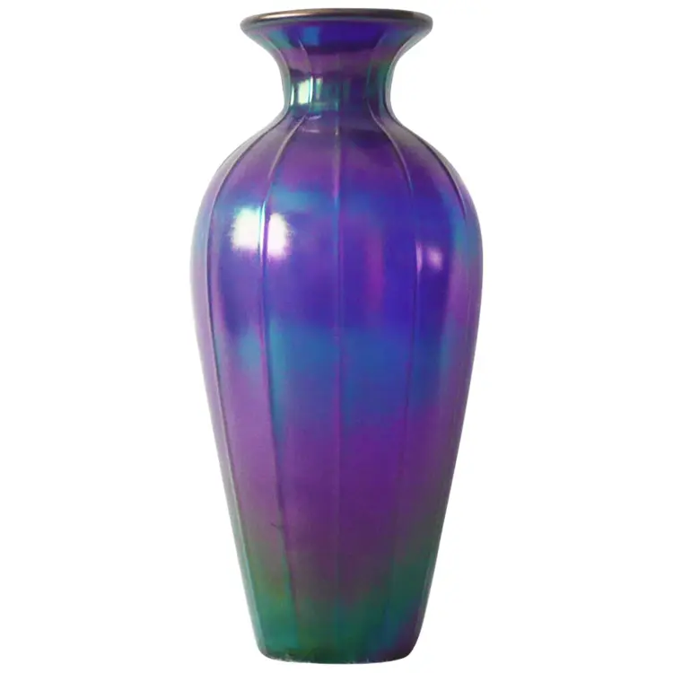 Beautiful Purple Glass Vase for Home Decor