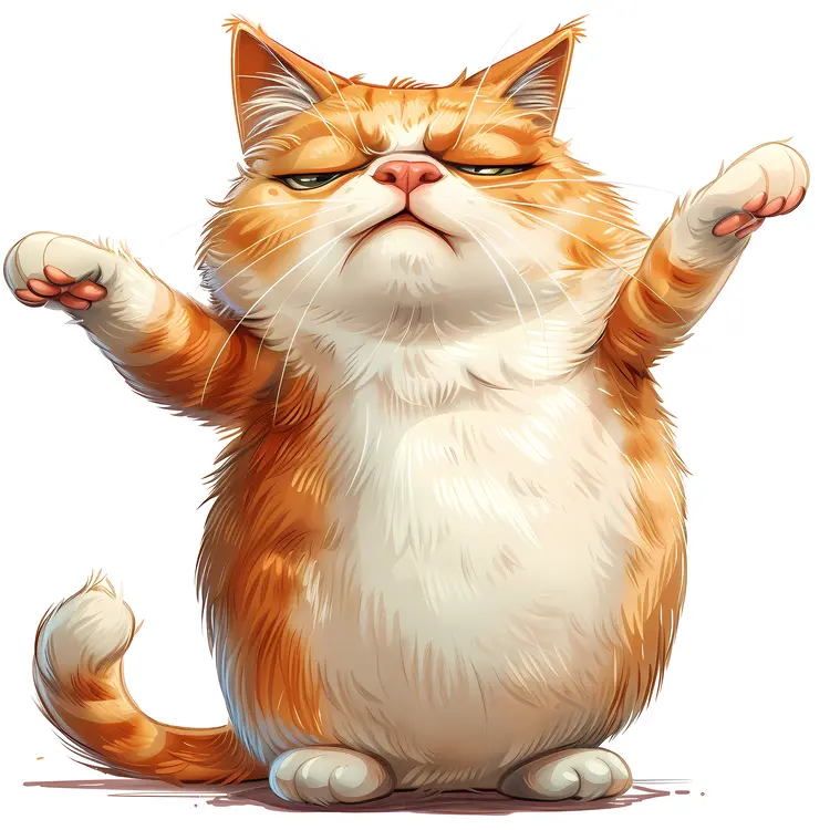 Cute Cat Illustration