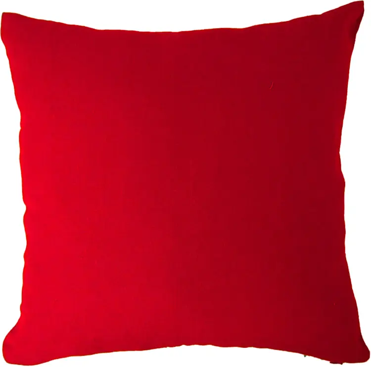 Soft Red Pillow for Comfortable Sleep
