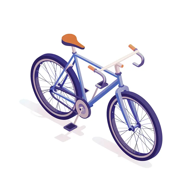 Blue Bicycle for Outdoor Adventures