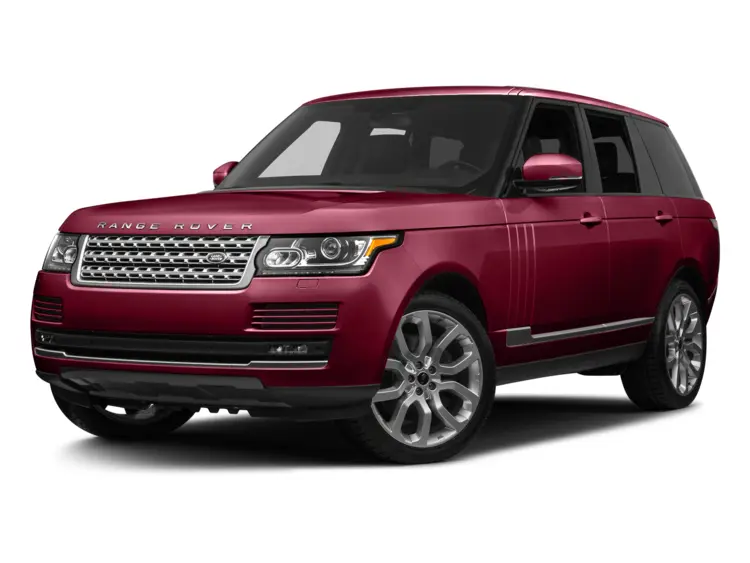 Red Range Rover Luxury SUV