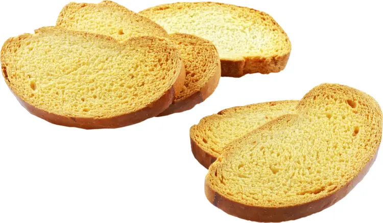 Slices of Golden Toasted Bread