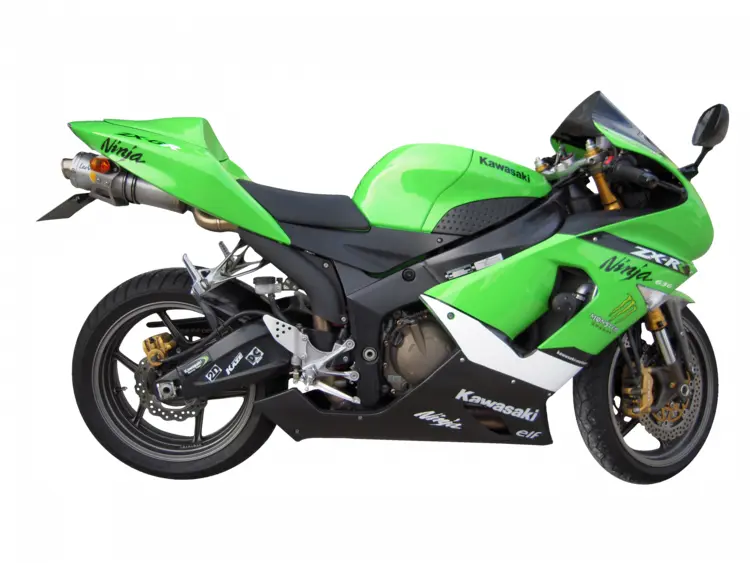 Green Sport Motorcycle