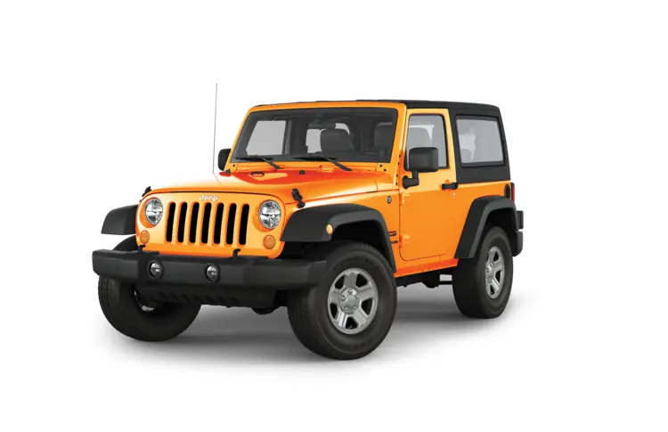 Orange Jeep SUV for Off-road Adventures