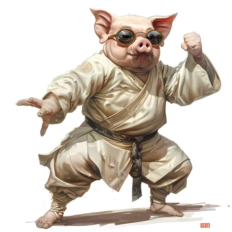 Kung Fu Pig