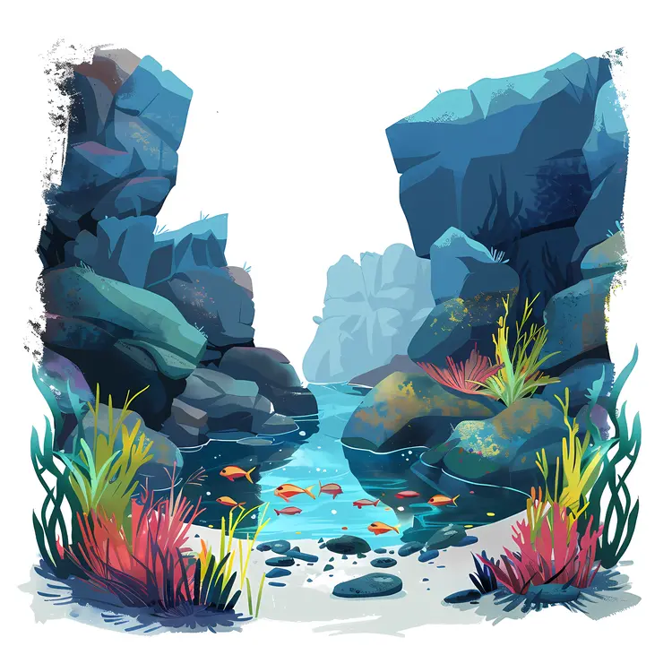 Colorful Underwater Illustration