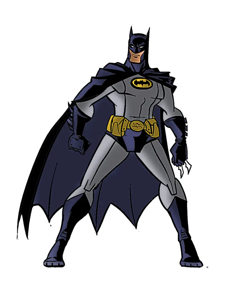 Batman in Animated Series Style