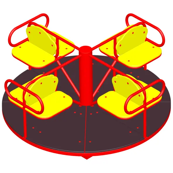 Red and Yellow Merry-Go-Round